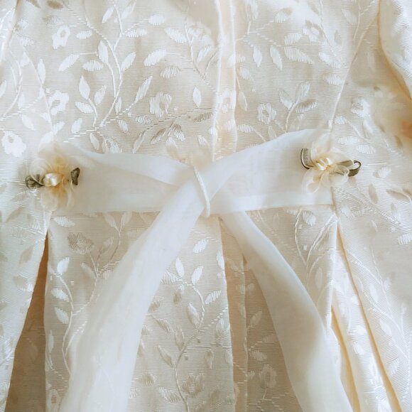 2-Piece Coat and Matching Floral Dress Set size 18 Months - Picture 5 of 15